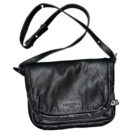 Liebeskind Berlin Handbags - Liebeskind berlin handbag Bag saddle crossbody black‎ Leather Zip Tassel B000674